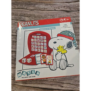 PEANUTS CRAZY CUBE MEMORY DEVELOPMENT MATCH GAME, NEW-SEALED (054)